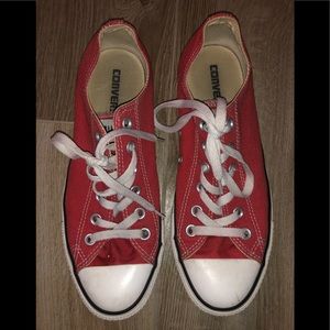 Rustic red converse